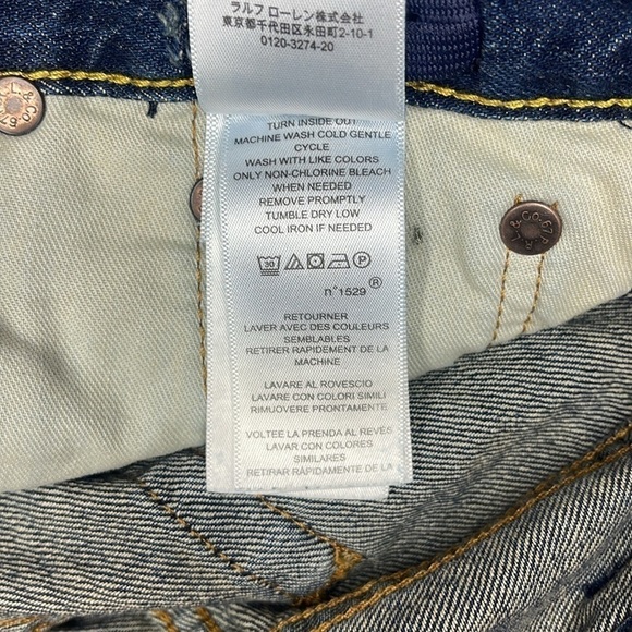 NEW! Polo Ralph Lauren Tynan Sullivan Slim Graffiti Patch Jeans BOYS 8 - Picture 8 of 14